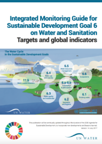 Integrated Monitoring Guide for Sustainable Development Goal 6 on Water and Sanitation – Targets and global indicators – AR, EN, FR, RU, SP, ZH