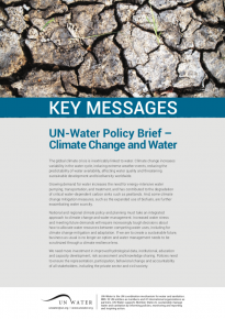 UN-Water Policy Brief on Climate Change and Water